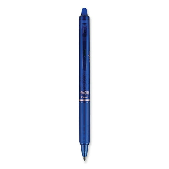 FriXion Ball Clicker 1.0mm Retract Gel Pen Bold Pen Point - 1 mm Pen Point Size - Refillable - Retractable - Blue Gel-based Ink - 12 / Dozen