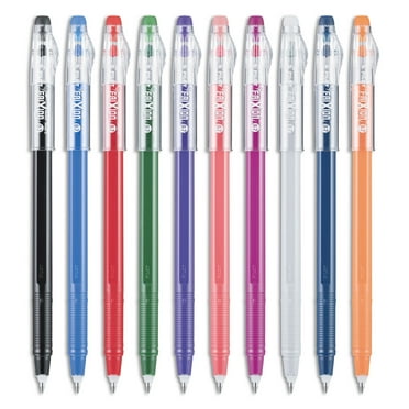 FriXion ColorSticks Erasable Gel Ink Pens, Assorted, 0.7 mm, 10 Count