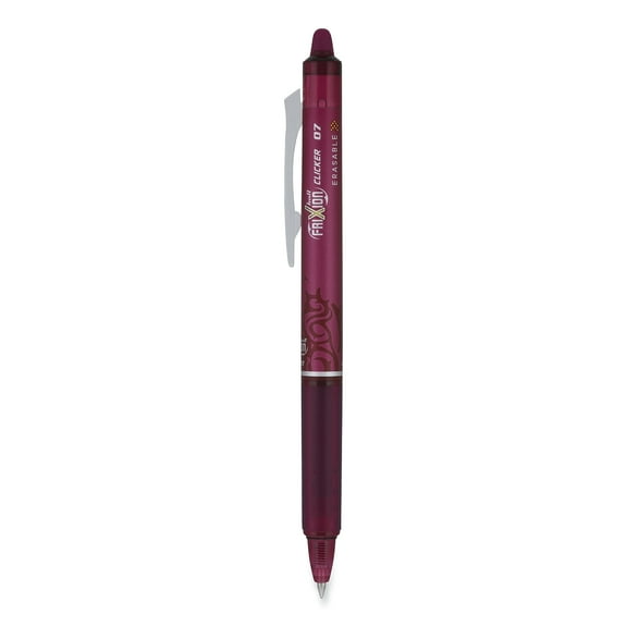 FriXion Erasable Gel Pen 0.7 mm Pen Point Size - Retractable - Burgundy Water Based, Gel-based Ink - 12 / Dozen