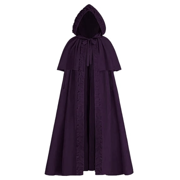 Friar Medieval Hooded Vintage Renaissance Pirate Robe Costume Cosplay with Hood Long Adult Men and Women