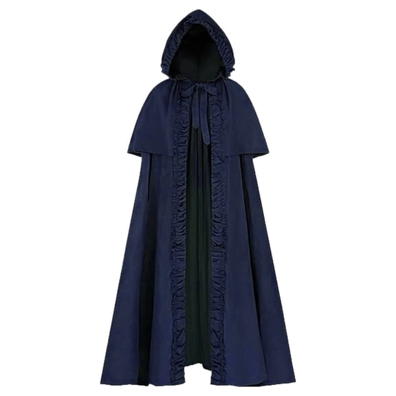Friar Medieval Hooded Vintage Renaissance Pirate Robe Costume Cosplay with Hood Long Adult Men and Women