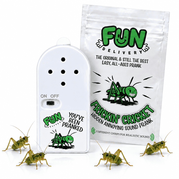 Frickin' Cricket Hidden Noise Maker Sound Device Prank, Funny Chirp Joke