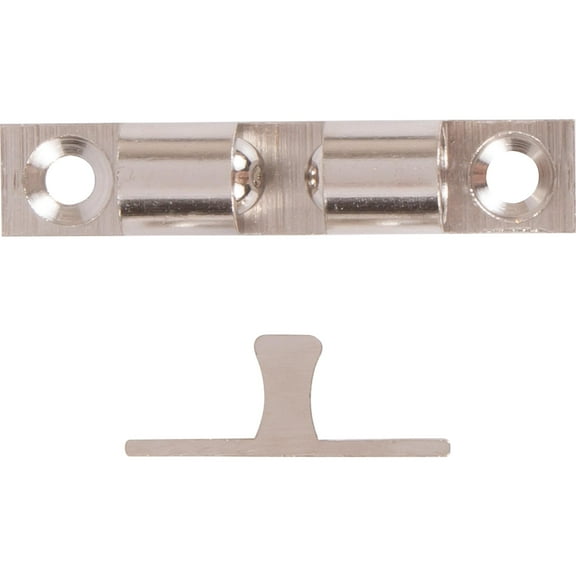 Friction Catch, 1-1/8 Inches, Satin Nickel by Stone Harbor Hardware