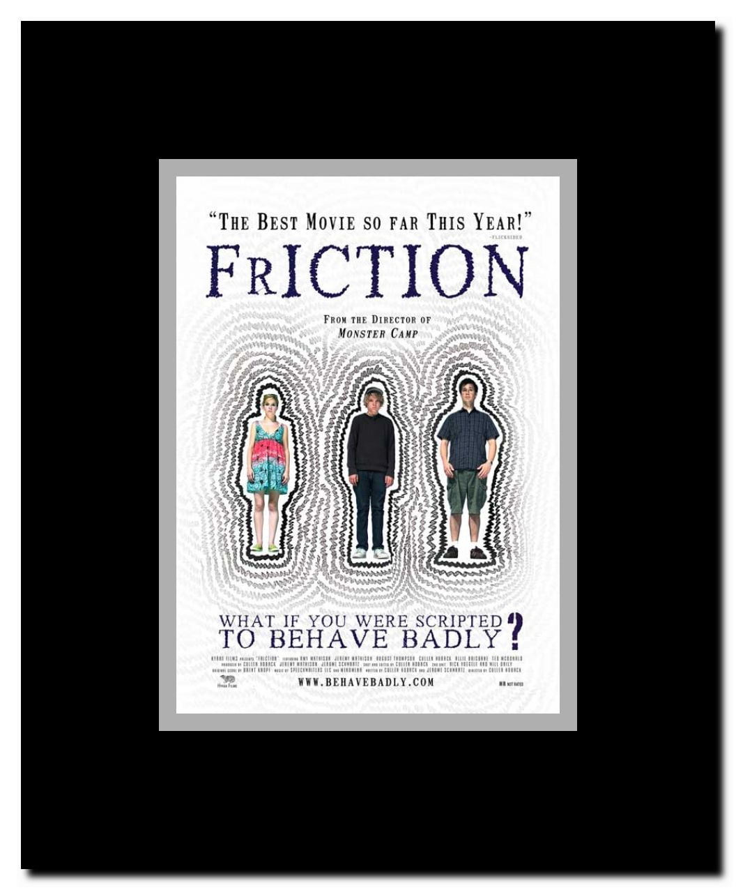 Friction Framed Movie Poster