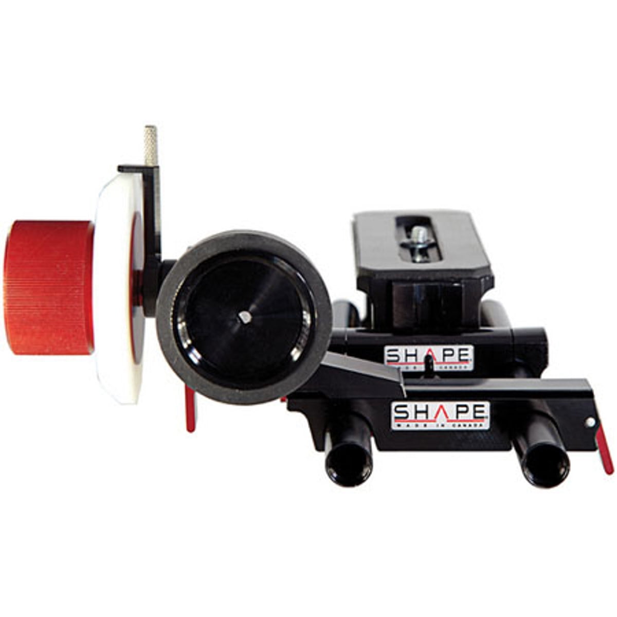 C Shape Riser Shape Friction & Gear Follow-Focus Riser Rail Kit with Adjustable ...