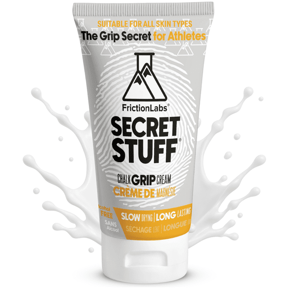 Friction Labs Secret Stuff Quick Grip Liquid Chalk for Athletes Skin Rock Climbing, Weightlifting, Gym, Tennis Pro Athletes Best Workout Chalk, 75mL