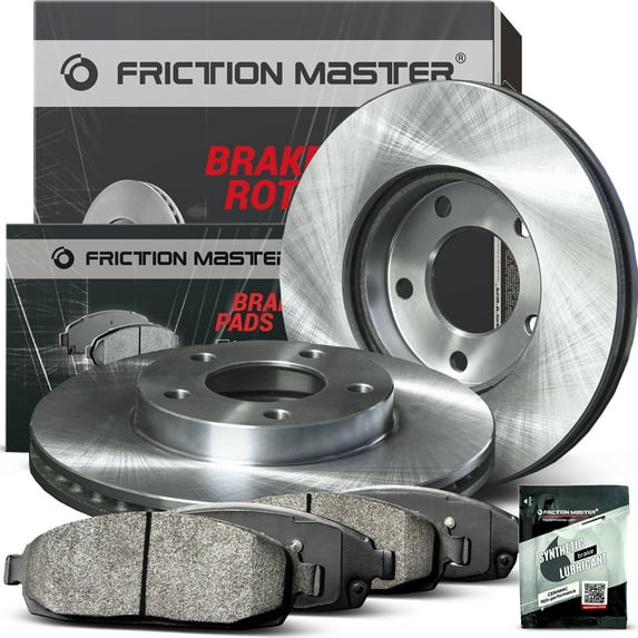 Friction Master BK3570m Front Brake Pads and Rotor Kit Replacement For Nissan Maxima 2009-2014, 2016-2018
