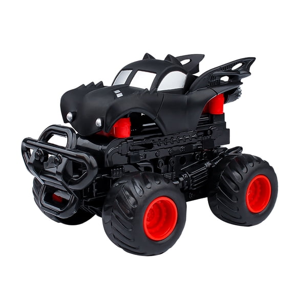 Friction Powered Bouncing Stunt Car Collision Deformation Transforming Off-Road Vehicle Model Inertia Impact Flipping Robot Toy Collector Gift