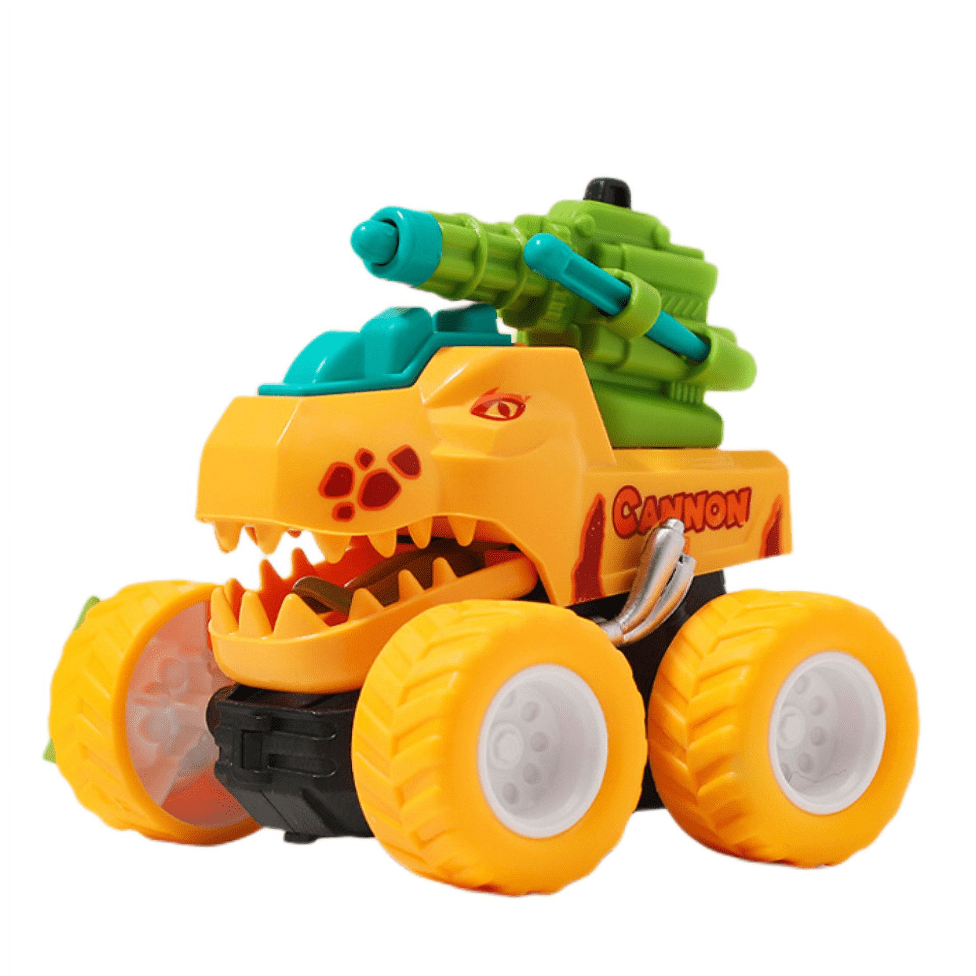 Friction Powered Cars Pull Back Toy Cars Set Push Launch Dinosaur Toy