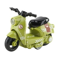 Friction Powered Inertia Motorcycle Toy Car, Pull Back Baby Car Toys for Toddlers 1-3 3-5, Christmas Stocking Stuffers for Kids, Holiday Christmas Birthday Gifts Party Favors, Goodie Bag, Green