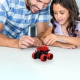 thumbnail image 1 of Friction Powered Monster Truck Toy, 360° Flip Stunt Off-Road Car with Shock Spring Rubber Wheels, Durable Anti-Collision All Terrain Vehicle Gift for Toddlers Boys Girls Indoor Outdoor Play, 1 of 6