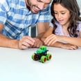 thumbnail image 1 of Friction Powered Monster Truck Toy, 360° Flip Stunt Off-Road Car with Shock Spring Rubber Wheels, Durable Anti-Collision All Terrain Vehicle Gift for Toddlers Boys Girls Indoor Outdoor Play, 1 of 6