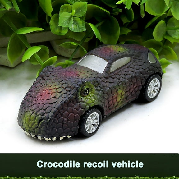 Friction Powered Pull Back Cars - Mini Toy Cars for Kids, No Battery Needed, 6 Animal Models, Portable Travel Toys, Fun Birthday & Christmas Gift for Toddlers