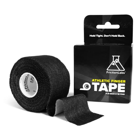 Friction Labs Athletic Finger Tape Rock Climbing Tape for Skin Protection 1.5 Zinc Oxide Tape Protective Sports Tape Easy Tear, Strong Stick 10 Yards