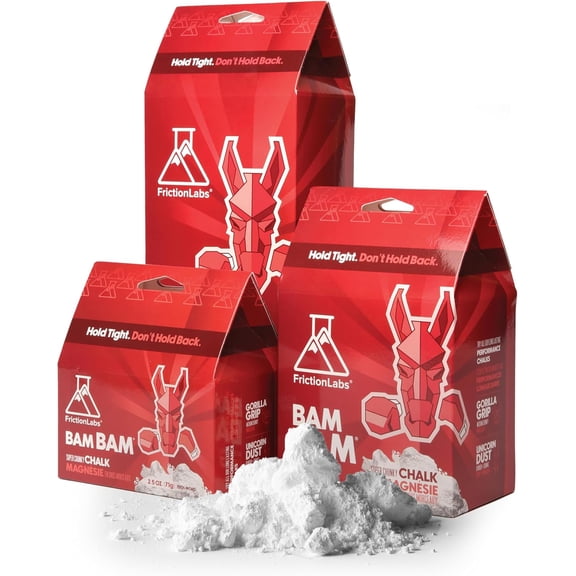 FrictionLabs Loose Climbing Chalk | The New Standard in Chalk for Rock Climbing and Powerlifting - The World's Best Chalk - Bam Bam - Super Chunky Texture - 6 oz (170 g)