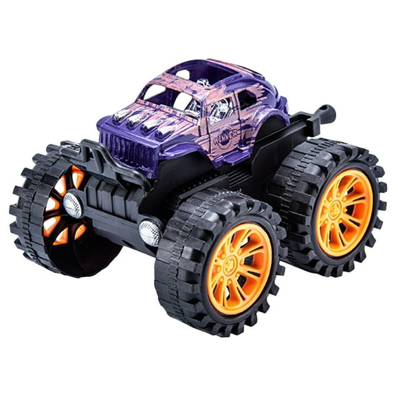 Frictional Toy Car, Off-Road Vehicle Toy, 360° Rotating Drift Stunt Car for Kids, Shock Absorbing Durable ABS Plastic Mini Truck, Splash-Proof Weather-Resistant Toddler Toy