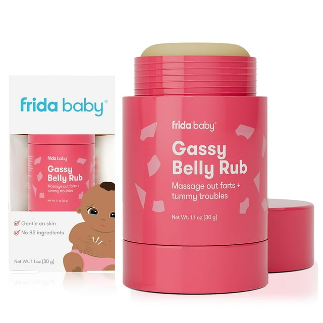 Frida Baby Gassy Belly Rub Infant Gas Relief Baby Gas Relief Rub