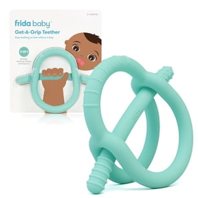 Frida Baby Get-A-Grip Teether for Babies, Teal, 3+ Months