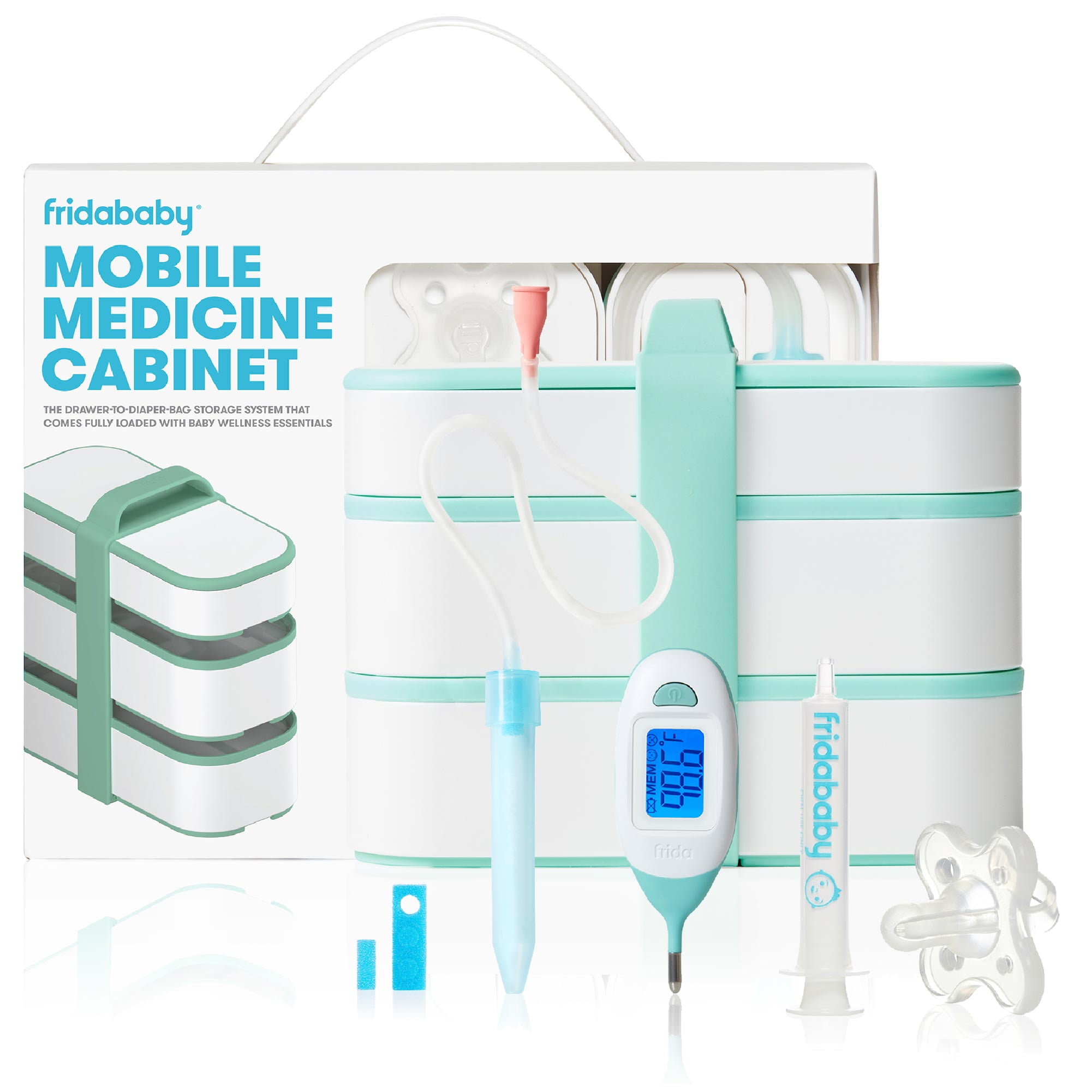 Frida Baby Mobile Medicine Travel Kit with Case, Sick Baby and