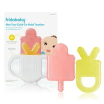 Frida Baby Not-Too-Cold-to-Hold Teether Toy for Infant Sore Gum Relief, 3 Pieces