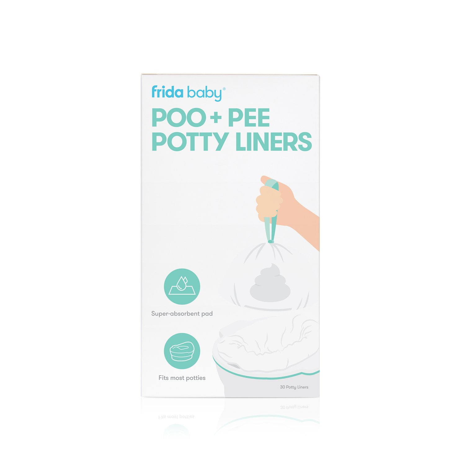 Frida Baby Poo and Pee Potty Liners for Toddler Potty Training Toilet