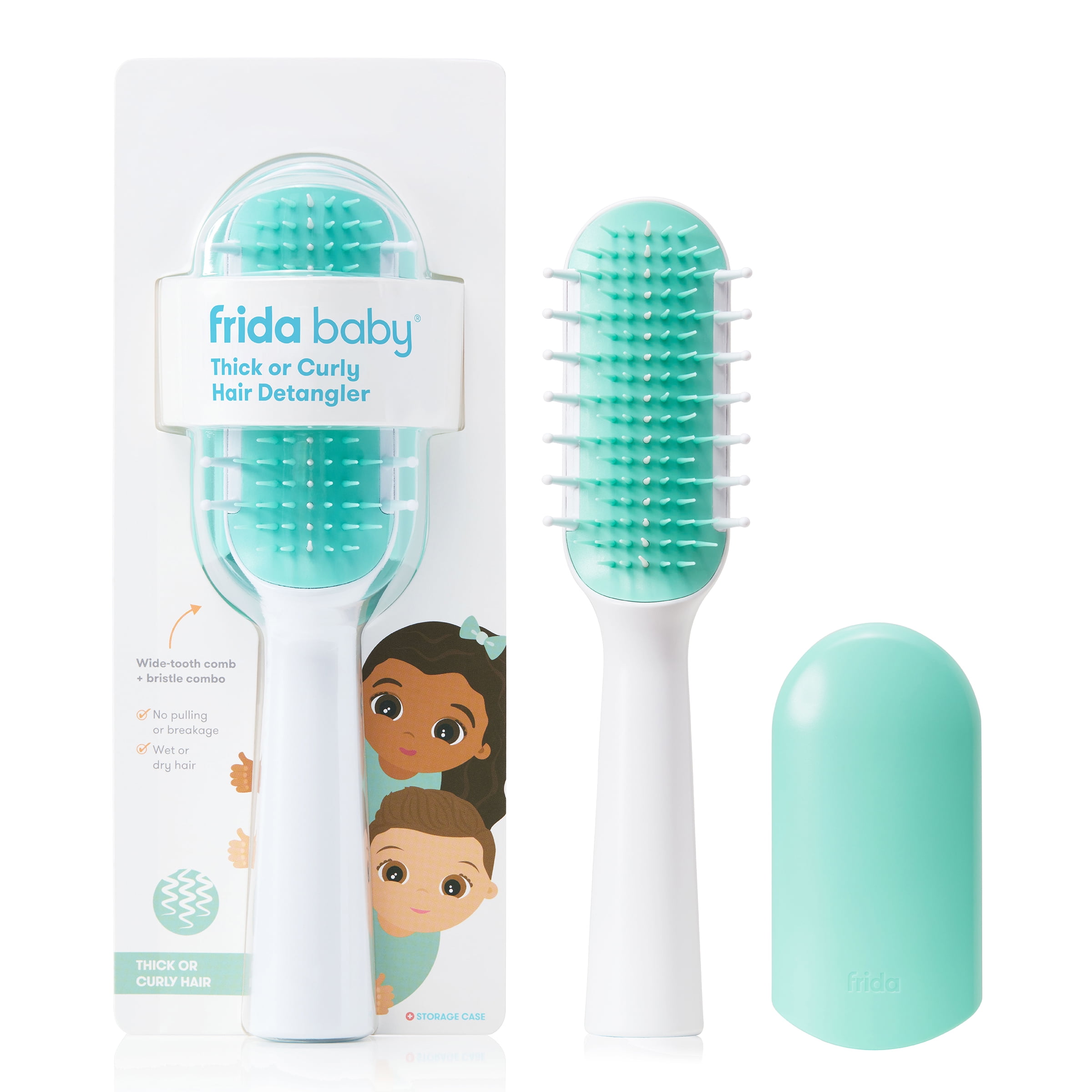 Curly hair cheap brush walmart