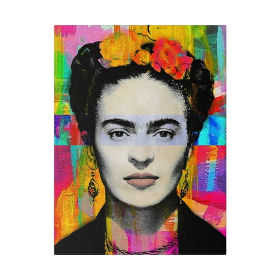Frida Canvas Wall Art - Pop Art by Stephen Chambers