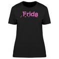 thumbnail image 1 of Frida Cool Pink Heart Name T-Shirt Women -Image by Shutterstock, Female Large, 1 of 2