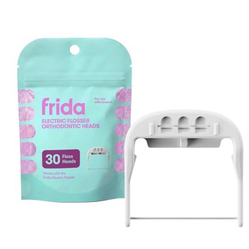 Frida for Kids Orthodontic Flosser Heads, Braces Floss Refills, 30 Count