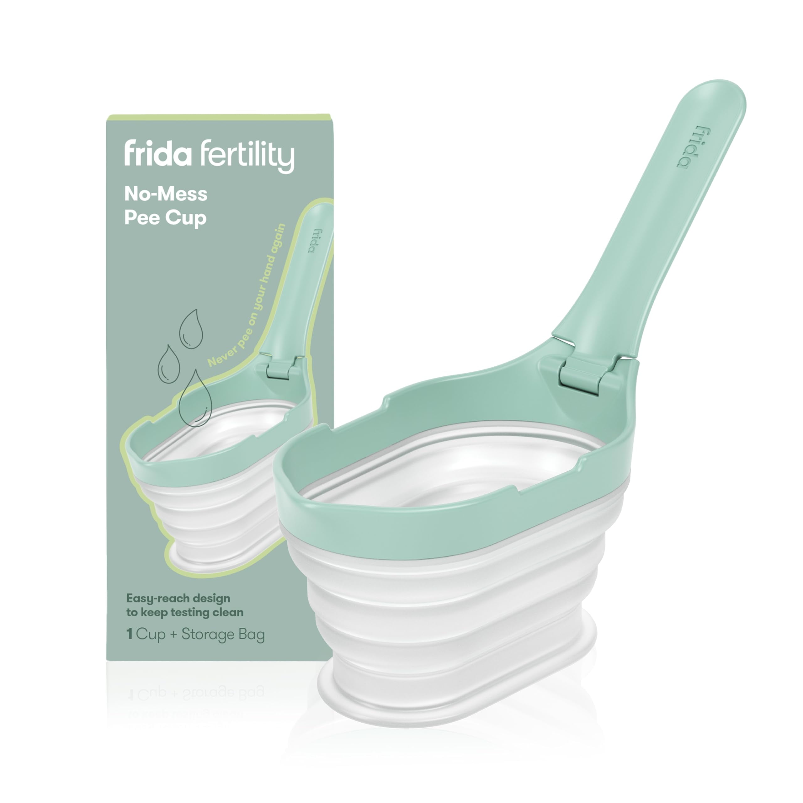 Frida Fertility NoMess Pee Cup, Reusable Essential for Pregnancy Tests