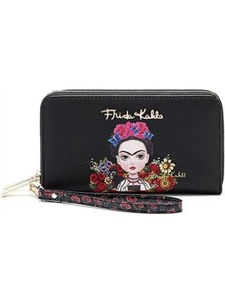 Frida kahlo authentic floral wallet, shops Zipper Ladies wallet