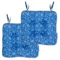 thumbnail image 1 of Frida Kahlo® + Classic Accessories® Patio Seat Cushions, 2-Pack, 19 Inch, Animalitos Azules, 1 of 9