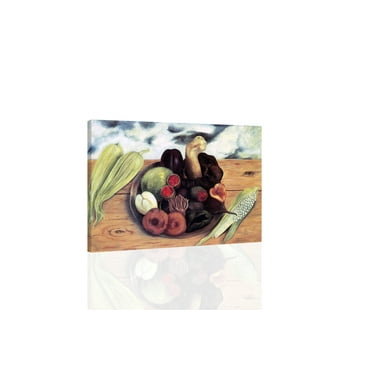 Frida Kahlo - Fruits Of The Earth 20x30 - CANVAS OR PRINT WALL ART