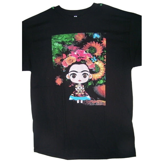 Frida Kahlo Mexico Mexican Hispanic US Screen Printed Cotton T-Shirts - Size: XLarge - UNi-Sex Style -- FREE USA Shipping-- (MXTS132)
