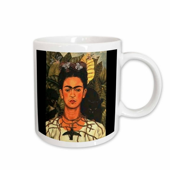 3drose, Frida Kahlo Painting, 11oz Mug