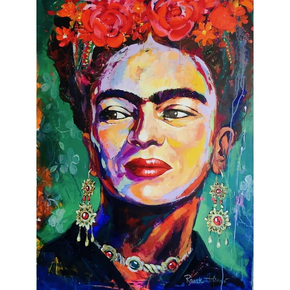 Frida Kahlo Pop IX - CANVAS or PRINT WALL ART