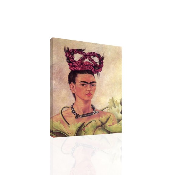 Frida Kahlo - Self Portrait With Braid - CANVAS or PRINT WALL ART