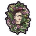 thumbnail image 1 of Frida Kahlo Self Portrait With Parrot Sublimated Embroidered Iron On Patch, 1 of 2