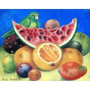 Frida Kahlo - Still Life With Parrot - CANVAS OR PRINT WALL ART