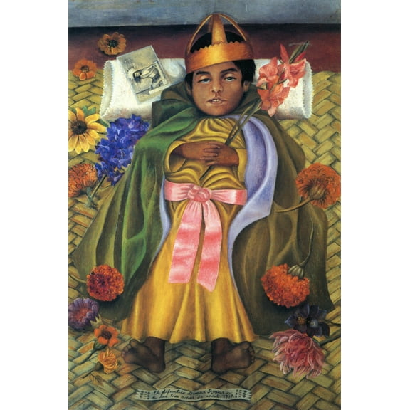 Frida Kahlo - The Deceased Dimas - CANVAS OR PRINT WALL ART