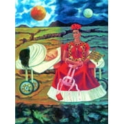 Frida Kahlo- Tree Of Hope Keep Strong - Canvas OR Print Wall Art