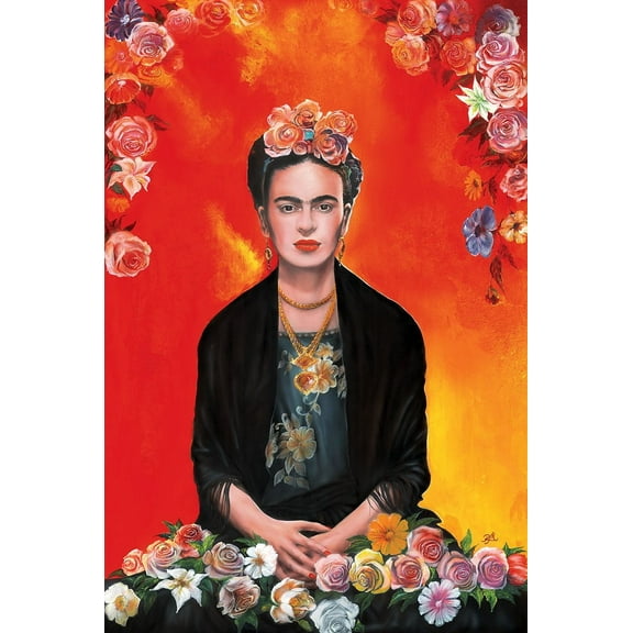 Frida Kahlo by Magrini Poster - 24" x 36"