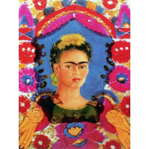 Frida Khalo- The Frame - Canvas OR Print Wall Art