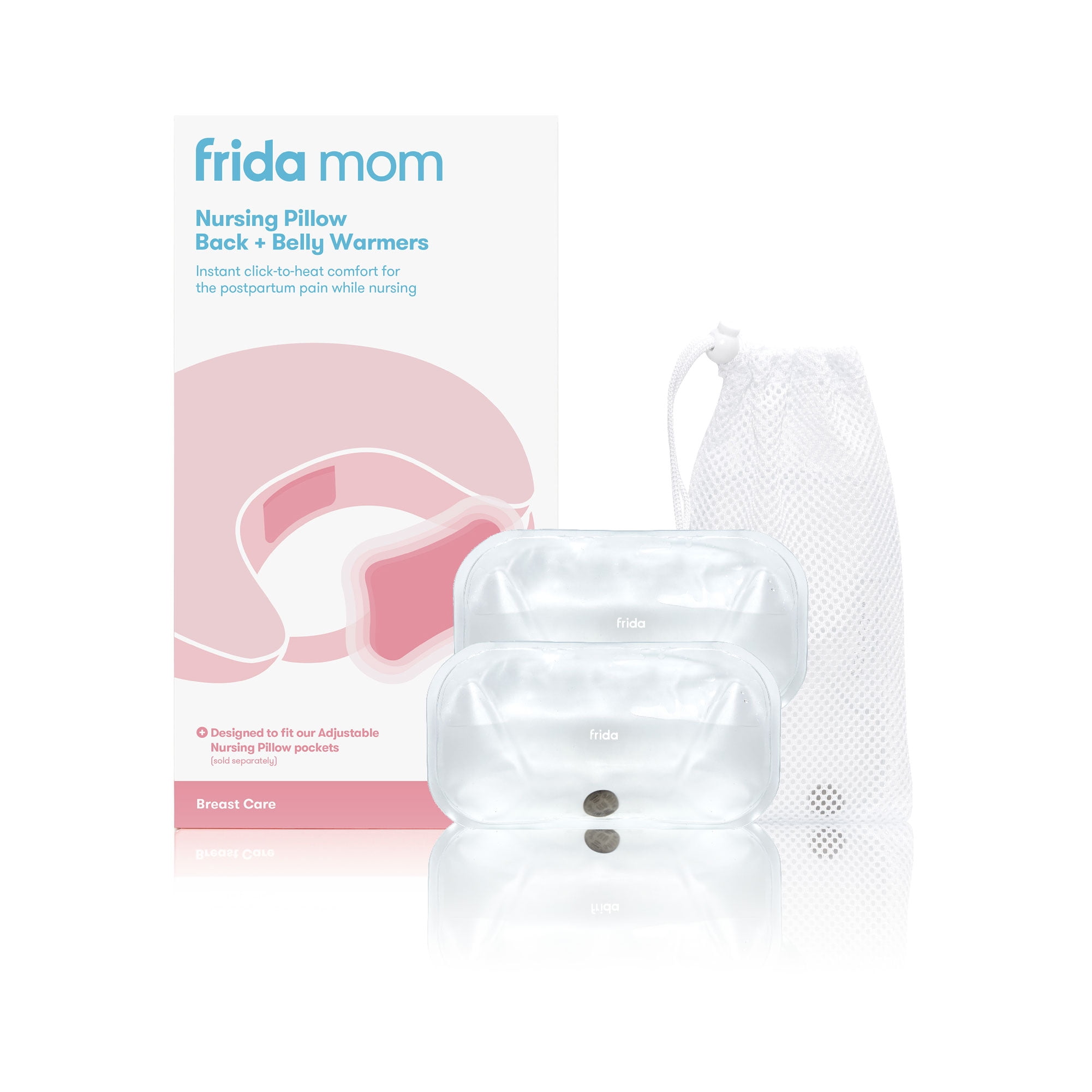 Frida Mom Back and Belly Warmers for Adjustable Nursing Pillow, Breastfeeding and Postpartum Care
