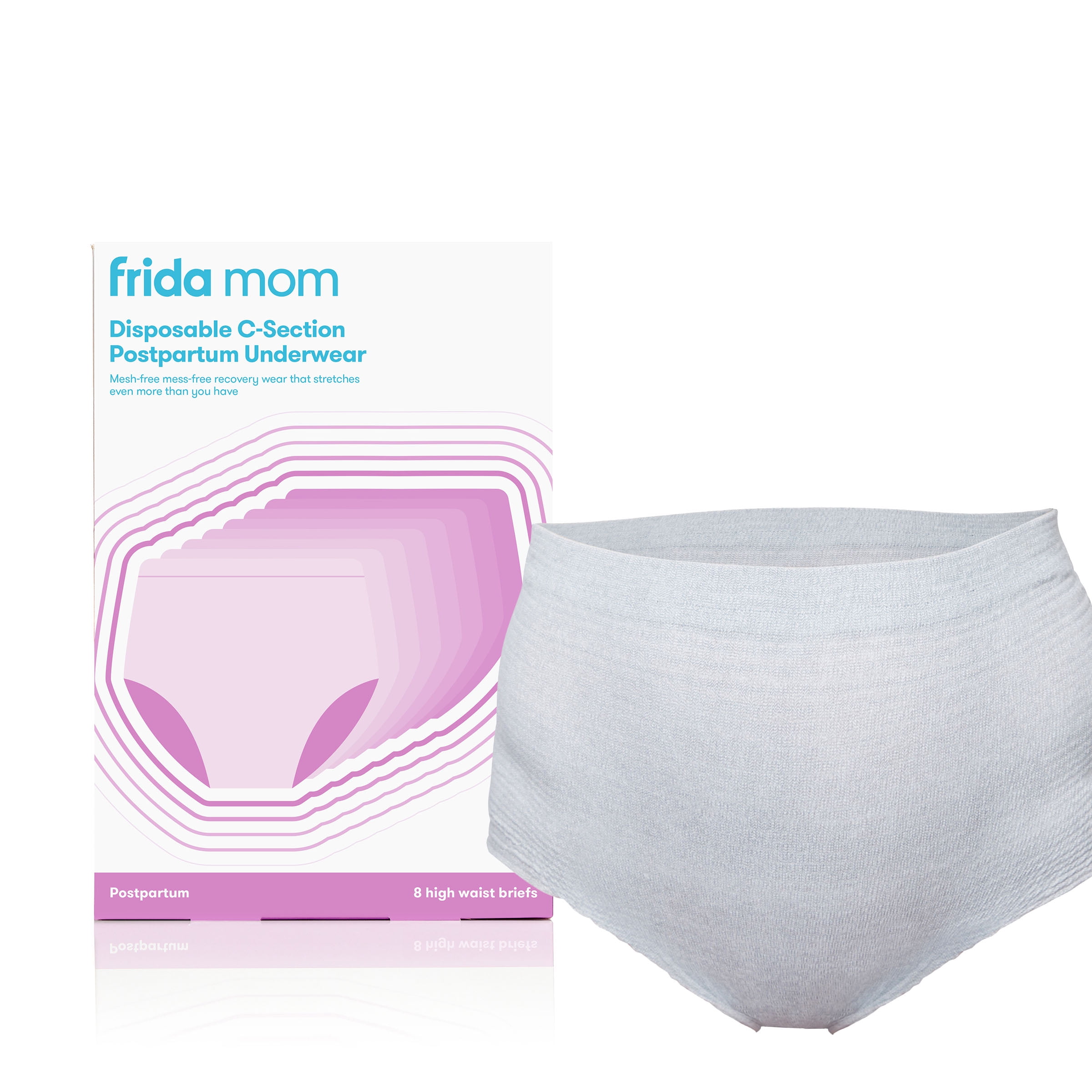 Frida Mom Disposable Postpartum Underwear for Women, High Waist, Petite (8  Count) 