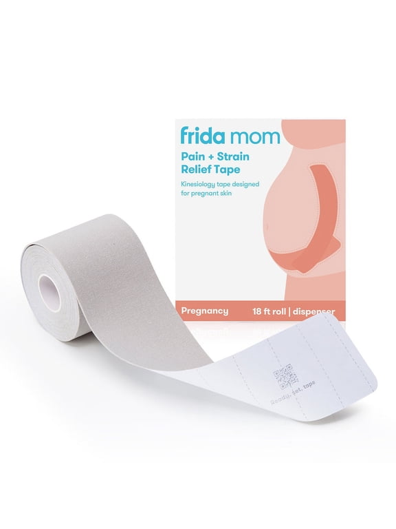 Pregnancy Pain and Strain Relief Tape Roll for Maternity Belly, Waterproof Pregnancy Support Belt Alternative, 18 ft