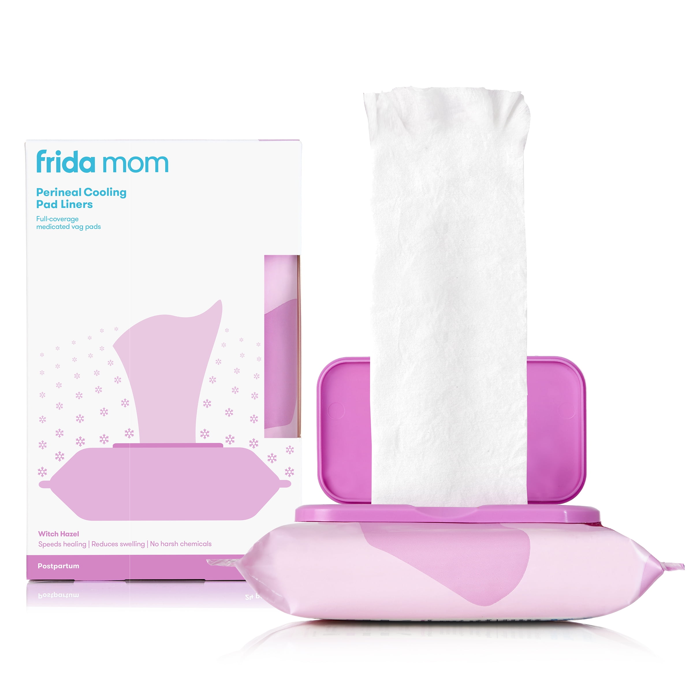Frida Mom Witch Hazel Perineal Cooling Pad Liners, White 