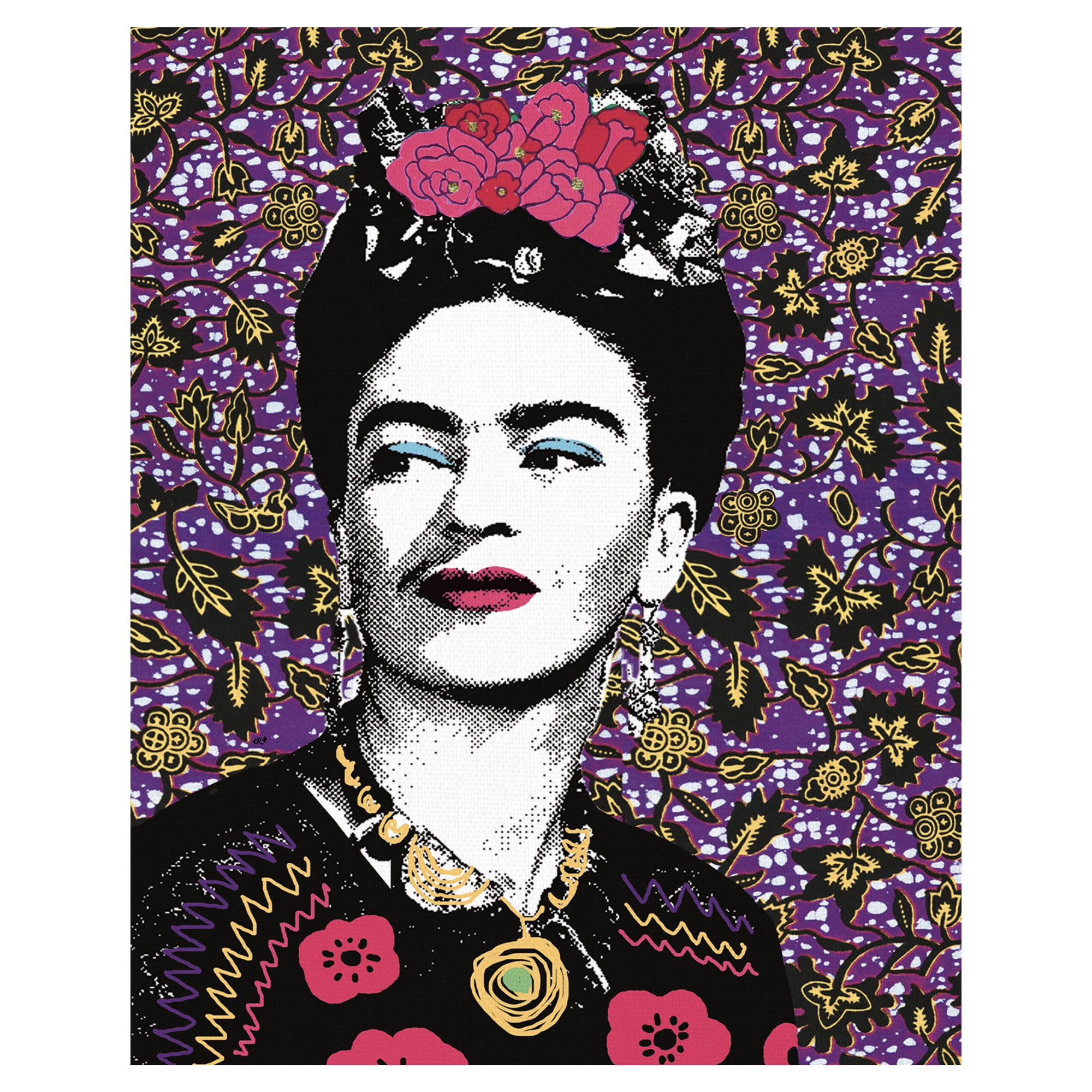 Frida My Own Muse by Emillie Ramon Frida Portrait Canvas Art