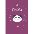 thumbnail image 1 of Frida: Personalisiertes Panda Tage-/Notizbuch mit dem Vornamen Frida und ganzen 100 linierten Seiten im 6x9 Zoll Format (ca.D Paperback, 1 of 1