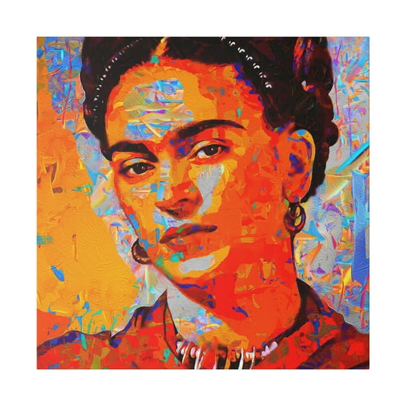 Frida Seven Canvas Wall Art - Pop Art by Stephen Chambers